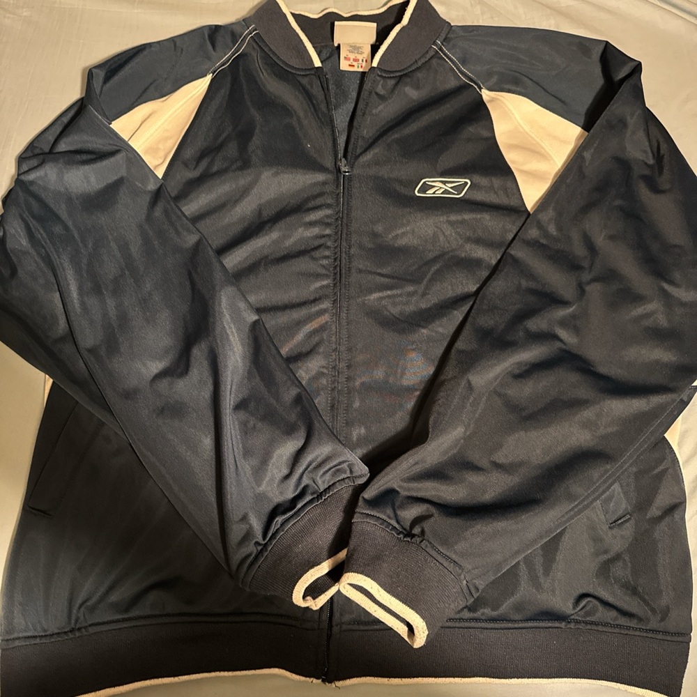 Old School Reebok Track Bomber Jacket
